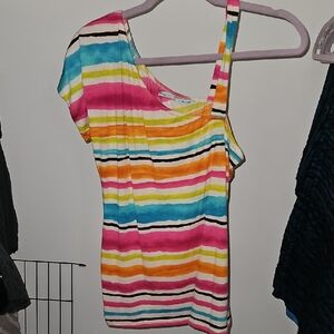 Maurices Multicolor Striped Tank Top